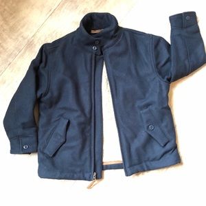 Boys Gap Wool Jacket with Sherpa lining